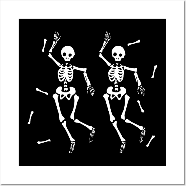 Dancing Skeletons Wall Art by Olooriel